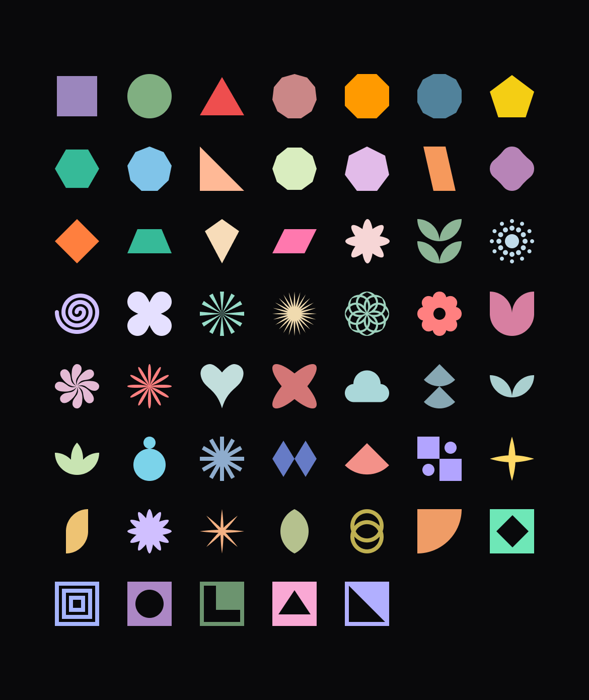 Geometric Shapes and Patterns Elements（990682）